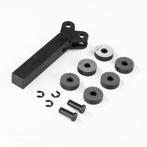 Outil de moletage en acier inoxydable, accessoire de tour performant 0,5/1/2 mm pour remplacer votre porte-outil de moletage linéaire endommagé (1/4)