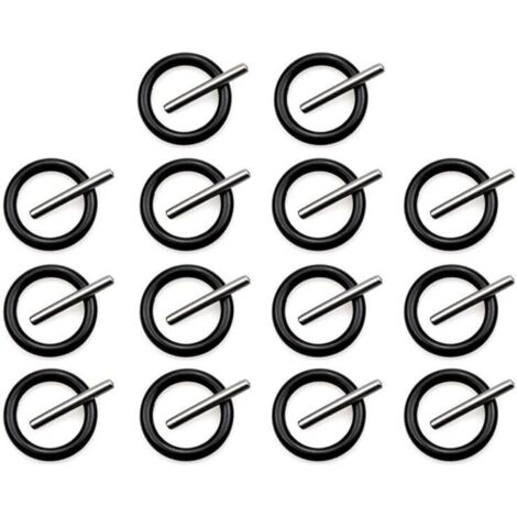 Kit de 28 pièces pour clés à chocs : bagues, joints toriques, goupilles et joints pour douilles de 1/2", accessoires pour clés à chocs, accessoires pour douilles à chocs (14 paires) (14 paires) (1/4)