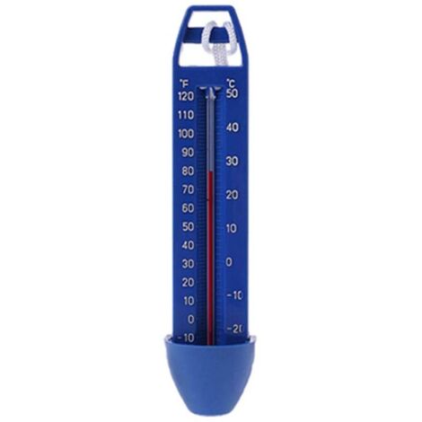 Thermomètre flottant, lecture facile de la température de l'eau, thermomètre de piscine antichoc avec affichage Fahrenheit et Celsius pour spas intérieurs et extérieurs (1/4)