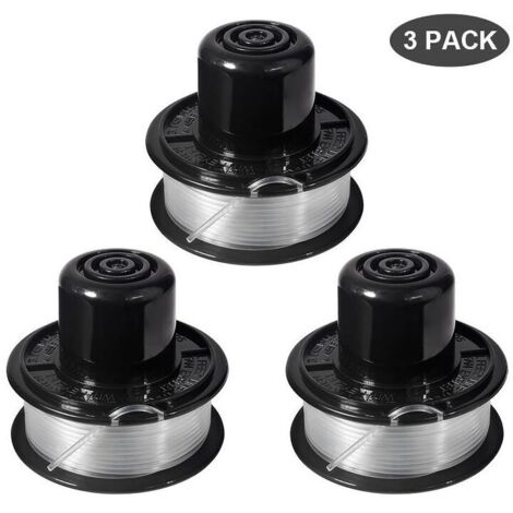 Bobine et fil de rechange BLACK+DECKER pour modèles GL250/GL310/GL360, 11 m x 1,6 mm (1/4)