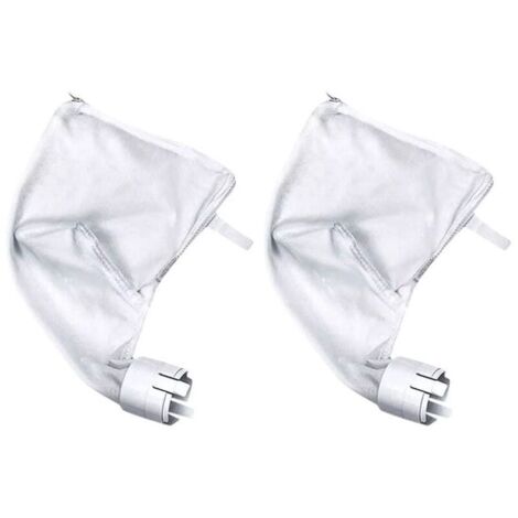Sac de nettoyage pour débris de piscine, sac de rechange pour filtre à mailles fines avec fermeture éclair pour modèles 360 et 380, 2 outils de nettoyage, outils de nettoyage de jardin (1/4)