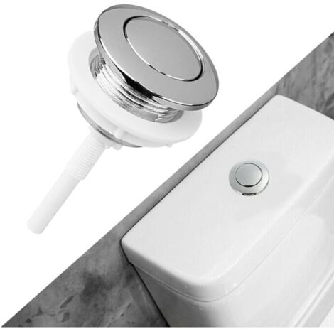 Bouton de chasse d'eau, bouton-poussoir de 38 mm pour baignoire et toilettes, dispositif d'économie d'eau - Convient aux réservoirs de toilettes (1/4)