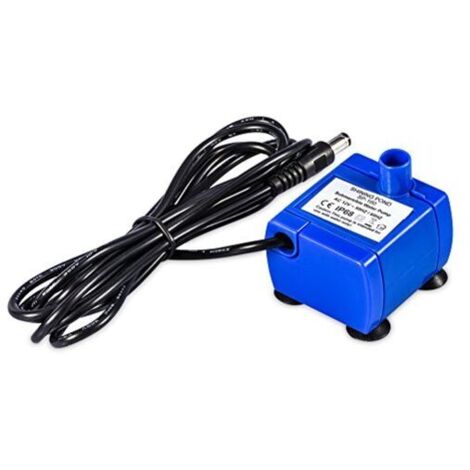 Pompe électrique submersible 12 V pour abreuvoir Caterpillar, consommation d'énergie extrêmement faible, fonctionnement ultra-silencieux, remplacement pour pompe d'abreuvoir Caterpillar, bleue