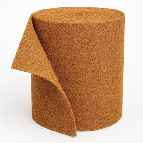 Couverture isolante anti-froid pour plantes en pot, tapis en fibres de coco épais, couverture protectrice contre le gel pour semis et jeunes plants (1/4)