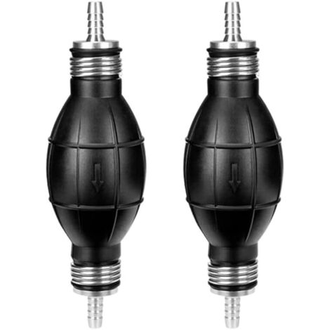 2 Pièces 6mm Poire D'Amorcage Carburant Pompe à Main Transfert Liquide l'eau Pompe à Tuyau de Siphon Essence Gaz Aquarium Pompe Aspiration