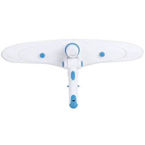 Brosse de Piscine, Brosse d'Aspiration de Nettoyage de Piscine Outil de Nettoyage Accessoires d'équipement de Piscine, pour Nettoyer les Murs, Carrelage Sols, Poils en Nylon de Qualité Supér (1/5)