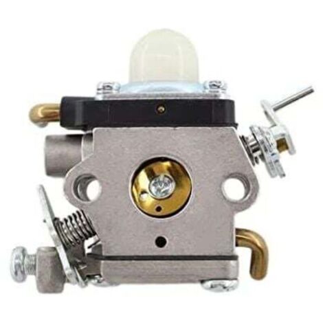 Carburateur complet avec bougie, filtre à carburant et poire d’amorçage pour débroussailleuse Husqvarna 122C/122LDX/122LK 22 cm³