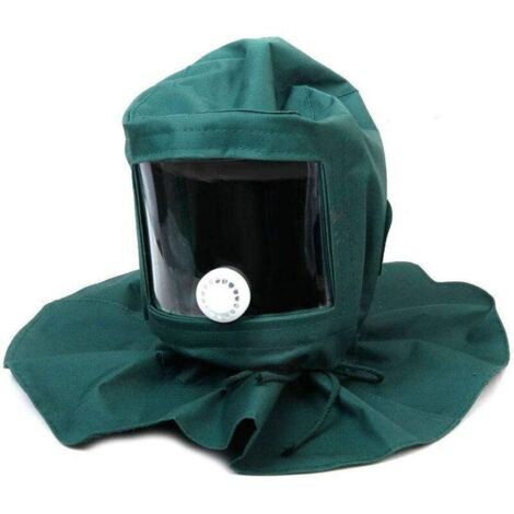 Casque de protection anti-vent et anti-poussière pour sablage – Équipement de bricolage robuste, réglable et confortable (1/4)
