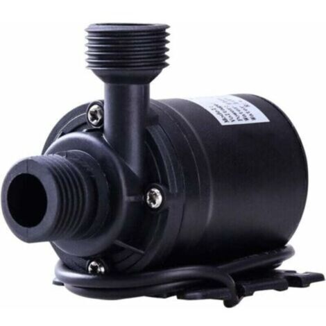 Pompe à eau submersible 12 V CC sans balai – 800 L/h, hauteur manométrique 5 m, pour piscine, fontaine et système solaire (1/4)