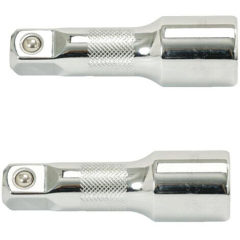Rallonge pour douille 1/2 pouce – 75 mm, finition chromée, haute résistance, idéale pour outils professionnels (1/2)