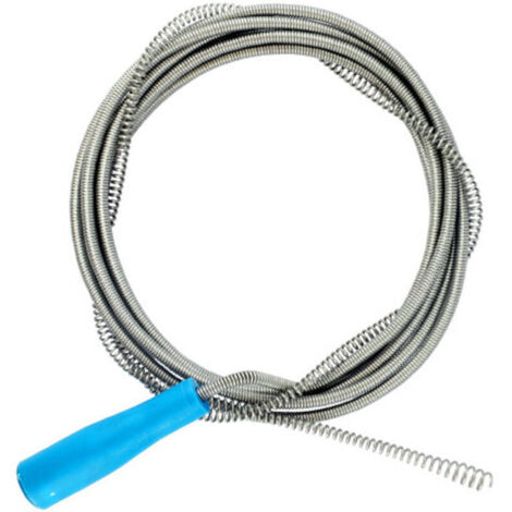 Furet Déboucheur Manuel avec Manivelle – 3 m × 5 mm, Filaire en Acier Trempé pour Canalisations, Idéal Salle de Bain et Cuisine (1/4)
