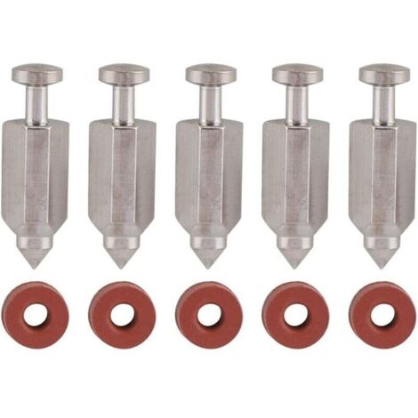 Kit de réparation carburateur pour moteurs Briggs & Stratton 5-6 CV – joints de siège d’aiguille de flotteur, lot de 5 (1/4)