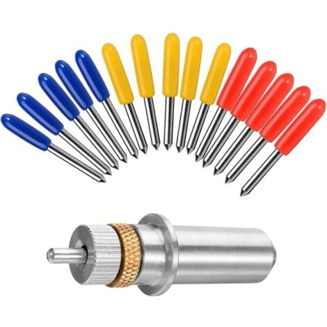 Lames de coupe pour traceur de découpe vinyle – 31 pièces, angles 30°/45°/60°, compatibles Roland Explore Air et Air 2 (1/4)