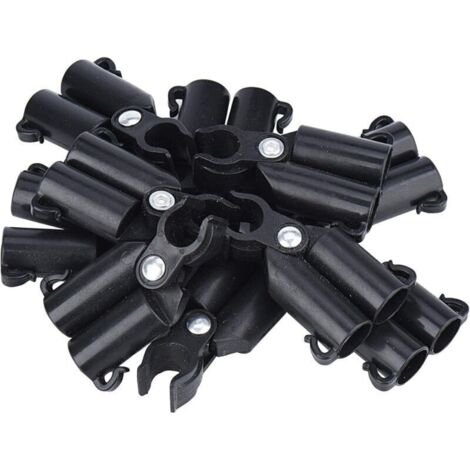 Connecteurs de soutien pour tuteurs de plantes – Lot de 10 clips réglables en rotin, diamètre 8 mm, idéaux pour tomates, jardin et verger (1/4)