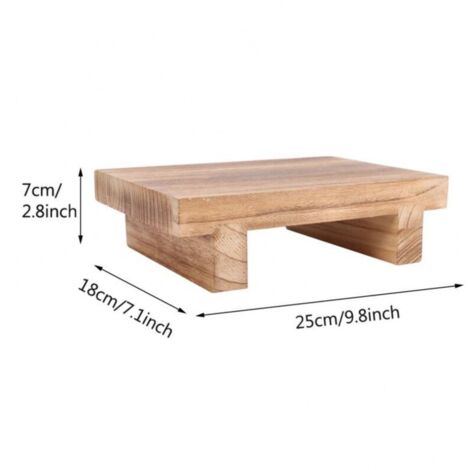 Marchepied en bois massif adulte – Tabouret d’appoint polyvalent pour lit haut, cuisine, salle de bain ou placard – Design élégant et stable