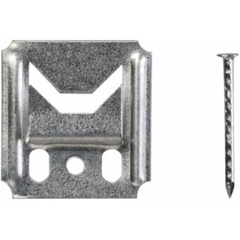 Clip de fixation pour lambris en PVC – Lot de 250 pièces, compatible avec panneaux 12 mm, blanc mat