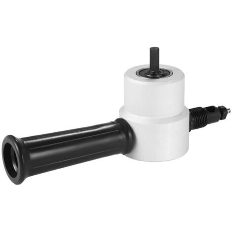 Coupe-tôle double tête pour transformation audio automobile – perceuse électrique puissante, compatible aluminium-plastique