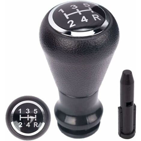 Pommeau de levier de vitesse 5 vitesses pour CITROËN C1, C3, C4, 106 à 807 – matière plastique résistante, montage facile (1/4)