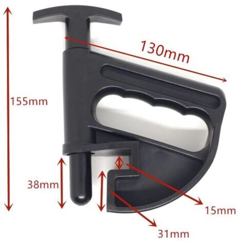 Pinces supérieures pour démonte-pneus automobile – Lot de 2, en acier trempé, compatibles avec toutes les machines de démontage (1/3)