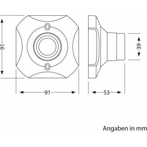 Applique murale intérieure E27 – Lot de 4 douilles LED avec base plastique pour atelier ou garage, 230 V (1/3)