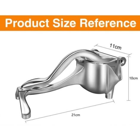Presse à agrumes manuelle en aluminium – extracteur de jus à levier ergonomique pour citron et orange, design robuste et facile à nettoyer