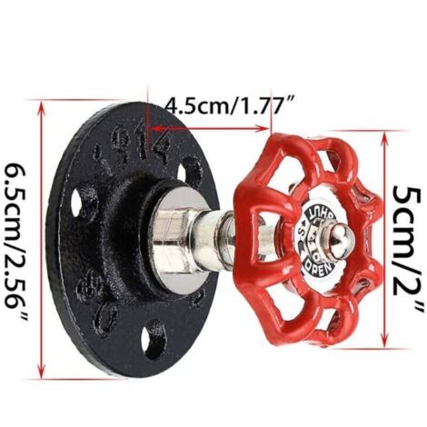 Crochets muraux vintage en fer industriel – Lot de 3 supports rétro pour robe, serviette, sac ou chapeau – Décoration intérieure antique (1/3)