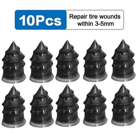 Kit de réparation pneus tubeless pour scooter – lot complet en caoutchouc haute adhérence, taille L (12 pièces) (1/3)