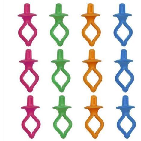 Pince à bobine pour machine à coudre – Lot de 12 pinces en plastique rigide pour fil de canette, fixation sécurisée et compacte (1/4)