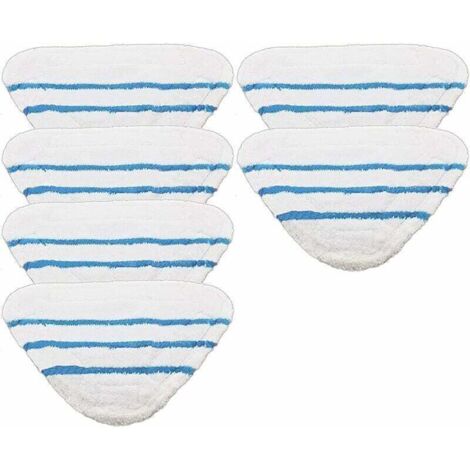 6 lingettes lavables pour nettoyeur vapeur Beldray 5-en-1 et 9-en-1 – Microfibre haute résistance, lot de 6 (1/4)
