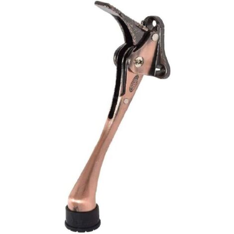 Butée de porte réglable en bronze – 6 pouces, relevable facilement, sécurité optimale et installation rapide (1 pièce) (1/4)