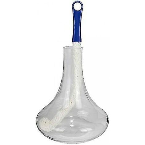 Brosse de nettoyage pour carafe en verre – Lot de 3 brosses à poils souples pour verres à vin et champagne, manche ergonomique (1/3)