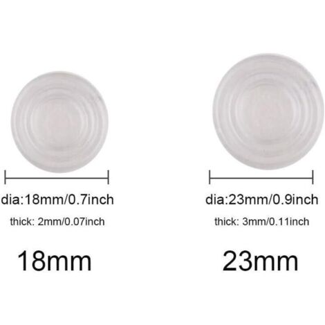 Tampons Auto-adhésifs Transparents Eazi-Stops – Polyuréthane – Pare-chocs Et Protections