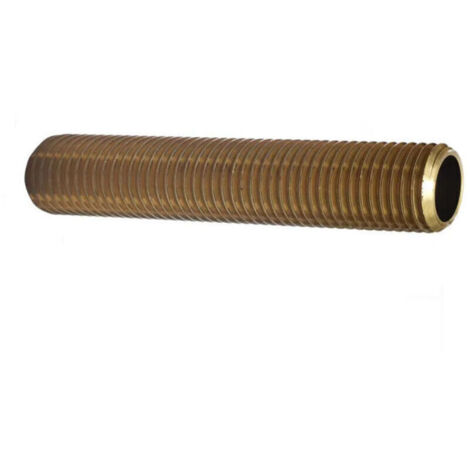 Bobine en laiton filetée 15 × 21 mm (1/2 pouce), longueur 10 cm – Lot de 1 pièce (1/2)