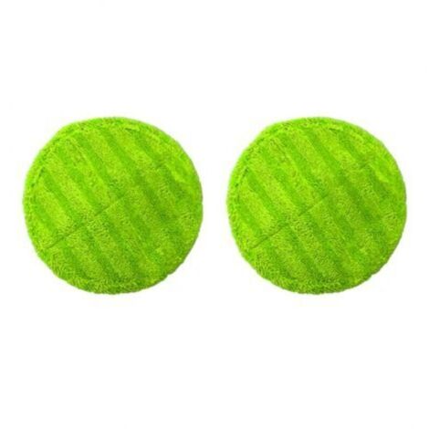 Recharges microfibre pour balai vapeur Steam Twister / Steam Spinner – Lot de 2 disques lavables et réutilisables (1/2)