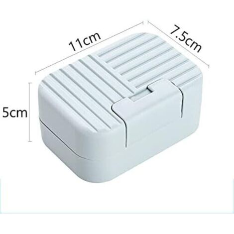 Boîtes à Savon de Voyage (3 pièces) – Boîte de Rangement en PP Écologique et Séchage Rapide pour Salle de Bain ou Valise (1/3)