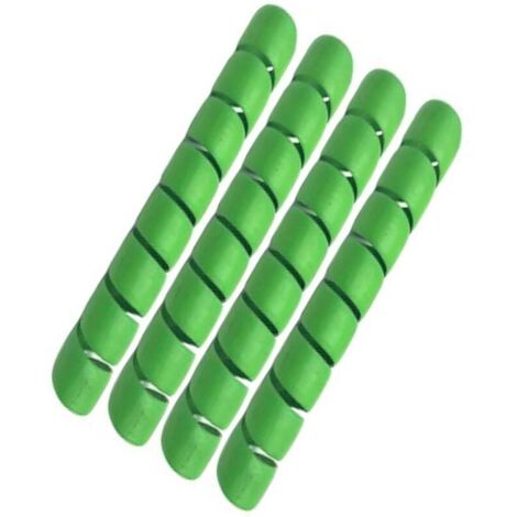 Tubes de protection pour tronc d'arbre – Lot de 4 tubes en polyéthylène résistant, hauteur 120 cm, diamètre 15 cm, couleur verte (1/4)