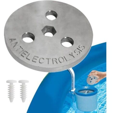 Poids pour panier de skimmer piscine – Stabilisateur anti-flottaison en acier inoxydable, lot de 4 pièces, poids robuste et durable (1/4)
