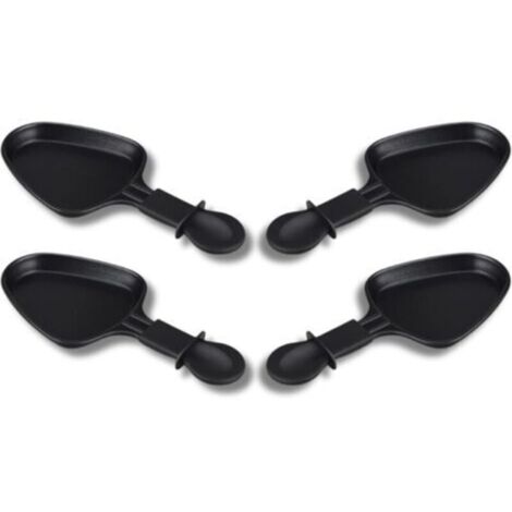 Poêles à raclette antiadhésives 12 pièces – Set complet avec mini spatules triangulaires, accessoire ergonomique et nettoyage facile (1/4)