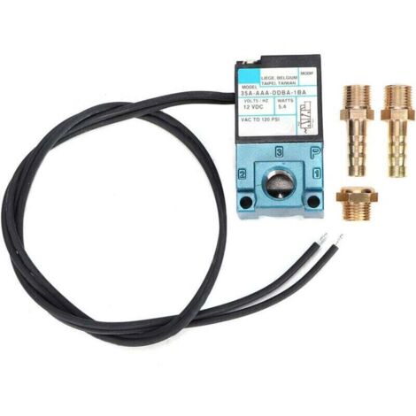 Électrovanne de suralimentation 3 voies 12 V – AAA DDBA 1BA – 5,4 W, 35 A, compatible moteur essence et diesel (1/4)