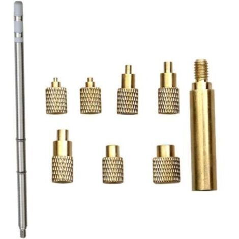 Kit d’insertion soudable pour écrou en laiton T12, filetage intérieur M2 à M8, lot complet (1/4)