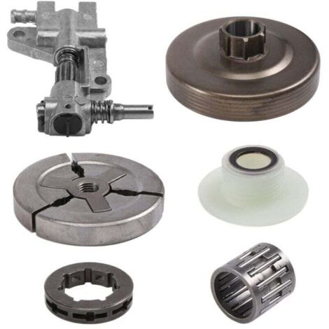 Tambour d’embrayage denté pour scooter chinois 4500/5200/5800 cc – kit complet avec roulements et pompe à huile (1/4)