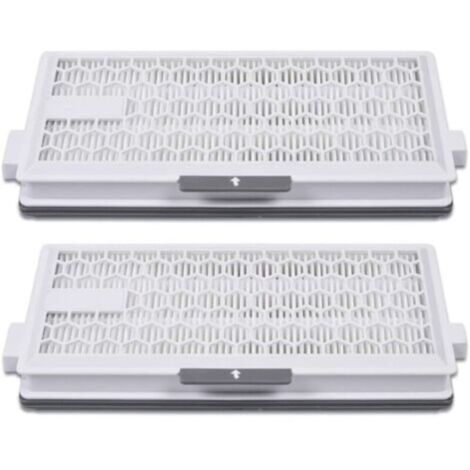 Filtre aspirateur compatible Miele Complete C2/C3/C1/Compact – Air Clean Plus 50 SF HA 50 – Lot de 2, haute performance et filtration fine (1/4)