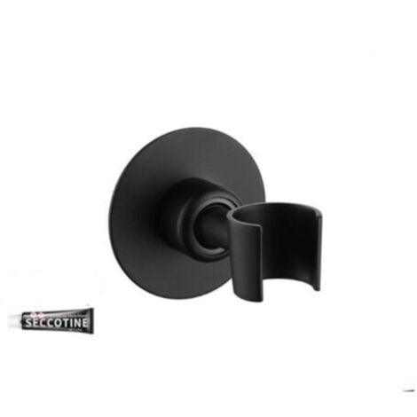 Support de pommeau de douche sans perçage – Acier inoxydable 304, réglable à 360°, fixation murale robuste et facile (1/4)