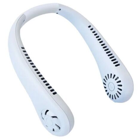 Ventilateur portable sans pale pour cou – Batterie 4000 mAh, réglage 360°, idéal bureau & domicile