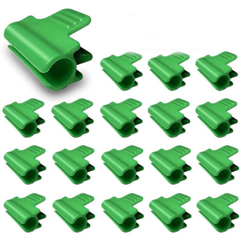 Clips de Serre Jardin – Lot de 35 Pièces + 1 Sac à Cordon – Pour Tubes Ombrage (15–16 mm), Filet Oiseaux & Tissu d’Ombrage (1/4)