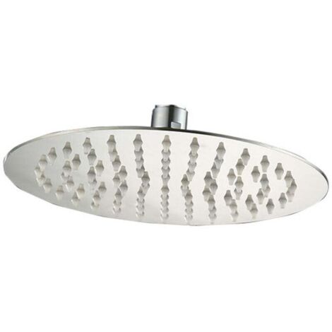 Robinet de douche thermostatique 8" avec pomme de pluie réglable + pomme de douche à main – système complet en laiton (1/4)