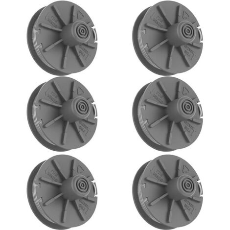 Bobine de fil de coupe pour débroussailleuse Turbo – 6 pièces, 6 m, diamètre 2 mm, compatible 5307-20 (1/4)