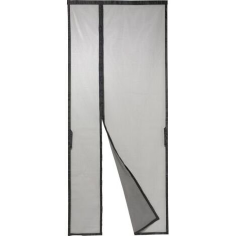 Moustiquaire pour porte en fibre de verre – RF-IS-700, 210 x 90 cm, noir, 1 pièce (1/4)
