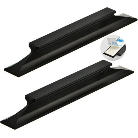 Poignées de porte coulissantes auto-adhésives – Lot de 2 en aluminium allié, style grange, pour armoires et placards (1/4)
