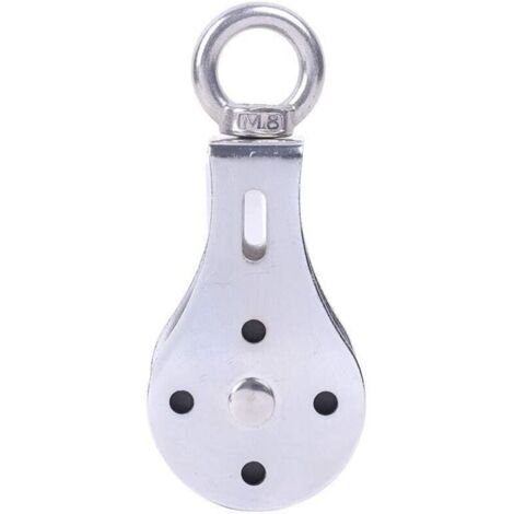Poulie de Levage Silencieuse 300 kg – Anneau Pivotant en Acier Inoxydable pour Musculation et Fitness (1/3)